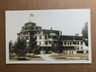Vintage Rppc Postcard Hotel Bartlett,  Rutland,  Ma Real Photo,  Uncirculated