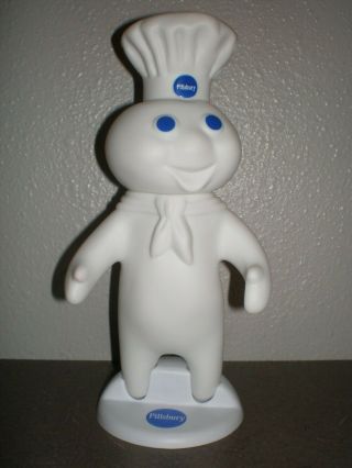 Pillsbury Doughboy Figure With Stand 7 1/2 Inch Vinyl Doll 1971 / 2000