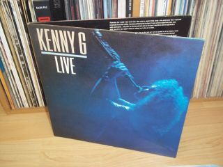 Kenny G Live Us 1989 Arista 2xlp Michael Bolton Smooth Jazz Funk