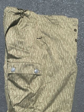 1975 Nos East German Winter Rainpattern Camo Pants Size 48 Ddr Nva Stasi Gdr