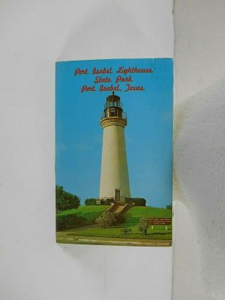 Port Isabel Lighthouse Texas Vintage Photo Postcard Monument State Park 2