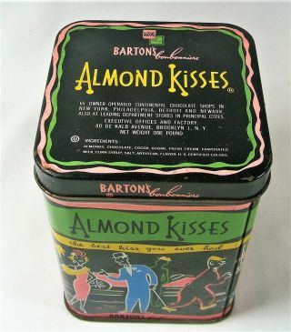Vintage Candy Tin Box Barton 