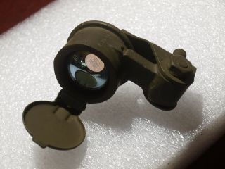 Green Military Us Army 2.  36 Inch Bazooka Optic Sight Viewfinder Nos
