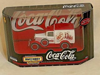 Matchbox - 1930 Ford Model A Van Coca - Cola Delivery Truck 1:43 Die Cast Metal
