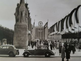 Vintage Germany Photo Nazi Flag