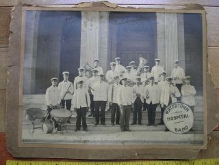 Vintage Watertown Illinois State Hospital For The Insane Band Picture Photo