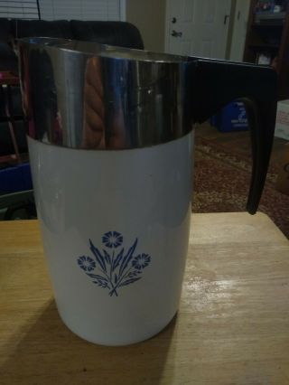 Vtg Corning Ware E - 1210 10 Cup Electric Percolator Coffee Replacement Pot Only