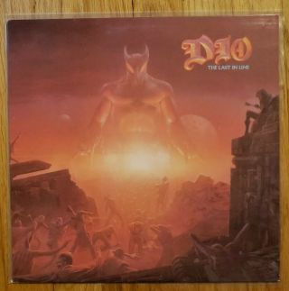 Dio - Last In Line Vinyl Lp 1984 1st Ronnie James Club W1 25100 Nm -