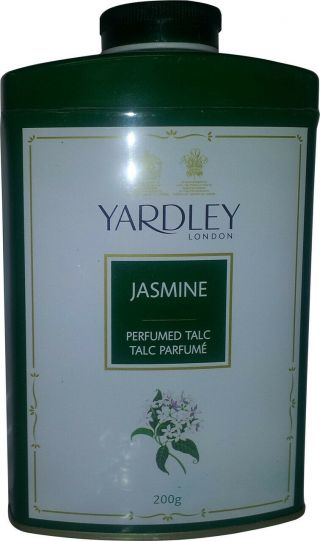 Yardley London Jasmine Perfumed Talc 7oz 200g Talcum Powder Bath Body