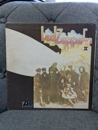 Led Zeppelin Ii 2 1969 Atlantic 588198 A2/b2 Uk Pr Red/plum Lemon Song Thankyou