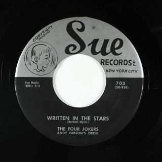 Doo - Wop 45 - Four Jokers - Written In The Stars - Sue - Vg,  Mp3
