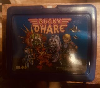 Rare Old Stock Bucky O Hare Lunchbox With Thermos
