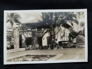 Vintage Hawaii Photo Post Card Black And White Hawaii Telephone Company
