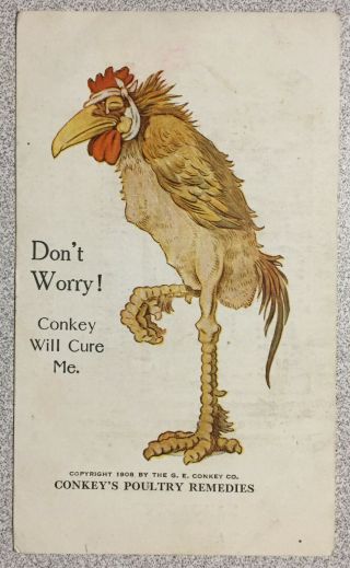 Antique Trade Card Conkey 