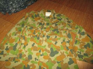 Australia Army Air Force Camo Shirt,  Very Good