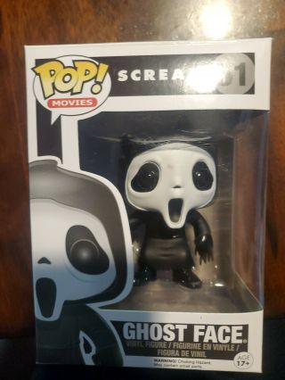 Funko Pop Movies Scream Ghost Face Vinyl Figure 51 Vaulted Rare Ghostface