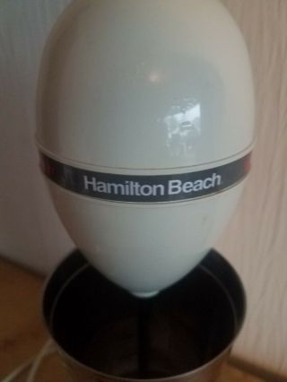 Vintage Hamilton Beach Classic DrinkMaster Milkshake Mixer Malt Machine 727 - W 3