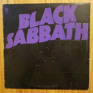 Black Sabbath - Master Of Reality Lp Vinyl Warner Bros.  Orig Artisan Error Vg