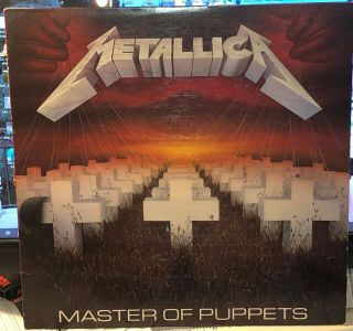 Metallica - Master Of Puppets 1986 Vinyl Lp Elektra