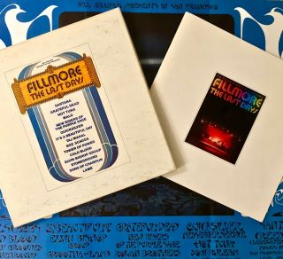 Fillmore The Last Days - - 3 Lp Box,  1972 First Pressing,  Book,  Poster - - Xlnt.