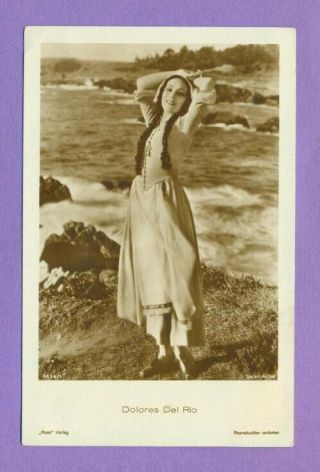 Dolores Del Rio 4436/1 Vintage Photo Pc.  Publisher Germany 5201