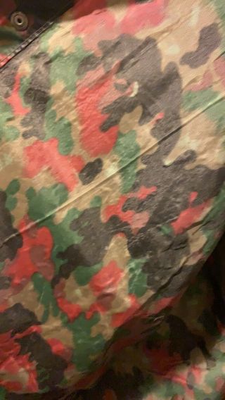 Swiss army troops camo tactical plastic poncho Alpenflage pattern 2