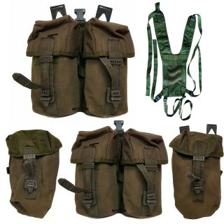 British Army Webbing Irr Plce Pouch Yoke Carrier Water Canteen Ammunition Olive