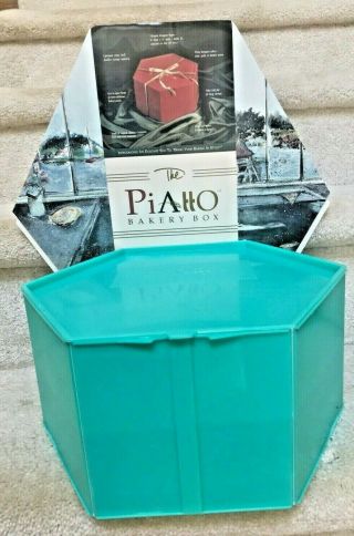 The Piatto Bakery Box Cake/piebox Green Joy Mangano Large