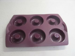 Tupperware Muffin Cupcake Silicone Baking Form Flexible Purple
