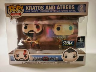 Funko Pop Vinyl Two Pack Kratos And Atreus God Of War Best Buy Exclusive