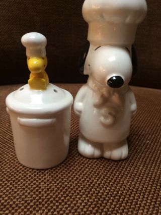 Peanuts Snoopy And Woodstock Salt And Pepper Shakers