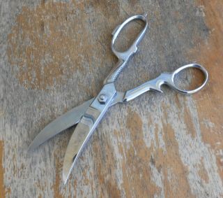 Old Vintage Italian Griffon Take - A - Part Kitchen Cooking Scissors Shears Italy 2