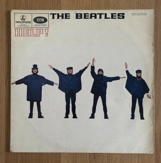 The Beatles - Help - Vinyl Lp Album Uk 1st Press 1965 Pmc1255 Mono
