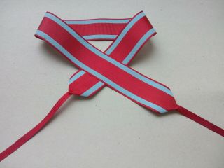 Spare Neck Ribbon For White Eagle Order Kingdom Yugoslavia 75cmx5cm