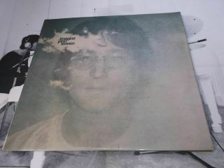 John Lennon: Imagine 3/2 Laminated,  Poster,  Postcard Ex,  Lp
