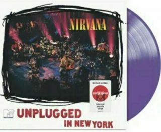Nirvana Unplugged In York Purple Colour Lp Vinyl Target Exclusive