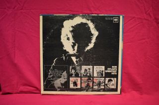 PROMO Bob Dylan ' s Greatest Hits LP MONO 3
