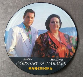 Freddie Mercury & Montserrat Caballe - Barcelona 12 " Picture Disc - Unplayed