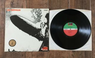 Led Zeppelin ‎– Led Zeppelin I Lp Us 1969 Stereo Monarch Press Atlantic ‎sd 8216