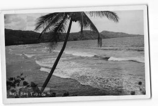 Trinidad And Tobago Vintage Rppc Real Photo Hope Bay