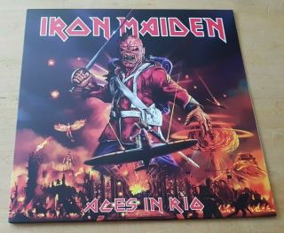 Iron Maiden - Aces In Rio - 2 X Lp - Pic.  Disc