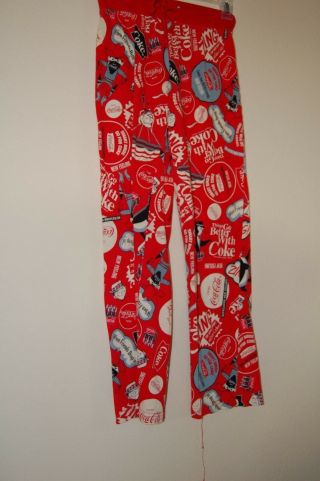 Vintage Coca Cola Pj Bottoms From The Coca Cola Brand 100 Cotton / Childs Xs