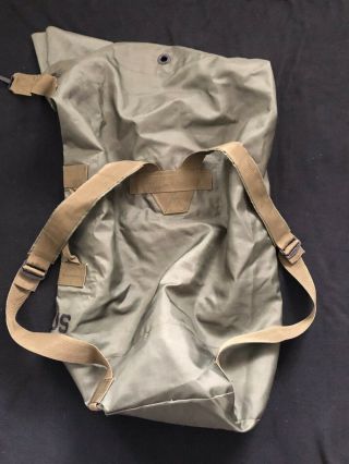 United States Army ? Military Dark Green Duffle Bag 36 Inches Straps Top Load 2