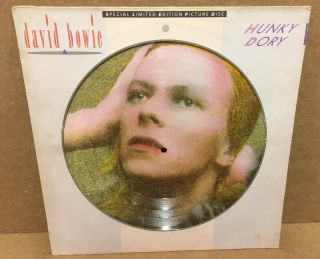 David Bowie - Hunk Dory Vinyl Picture Disc Rca Bopic2 1984