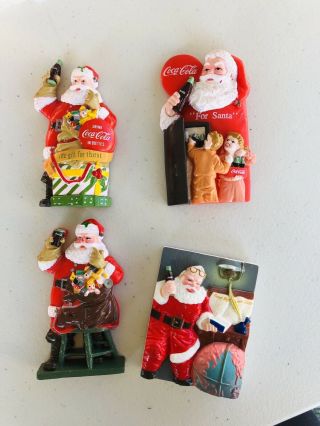 Coca Cola Santa Christmas Magnets