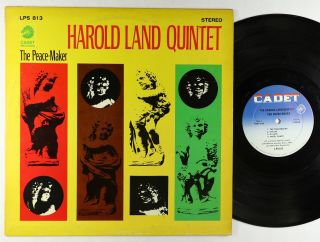 Harold Land Quintet - The Peace - Maker Lp - Cadet - Lps - 813 Og Press