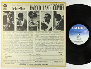 Harold Land Quintet - The Peace - Maker LP - Cadet - Lps - 813 OG Press 2