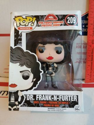 Funko Pop Rocky Horror Picture Show Dr.  Frank - N - Furter 209.  Rare Movies.