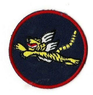Rare Vintage Wwii Era Us Army Air Force Flying Tiger Patch - Cond