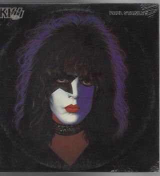 Orig Kiss Paul Stanley Lp Poster Unplayed No Cut Outs Hard Rock